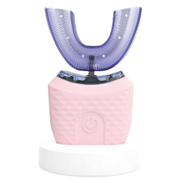Helautomatisk Sonisk Eltandborste med Laddställ - rosa pink