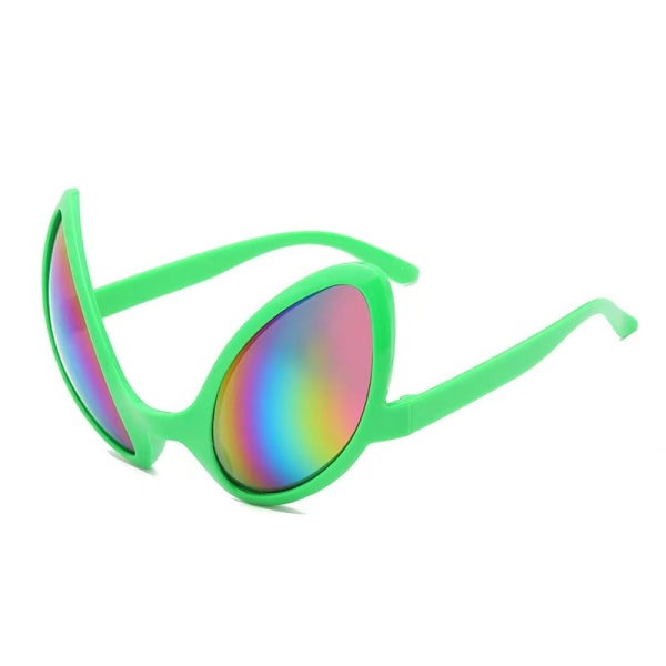 Alien roliga glasögon flerfärgade ram bal solglasögon