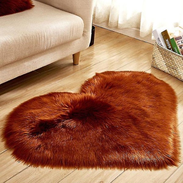 Fluffy sklisikre plysjteppe Husholdningssoverom Gulvmatte 70*90cm