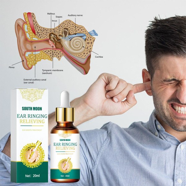 20ml Tinnitus Örondroppar För Tinnitus Symtom Öronvärk CareNew Re A