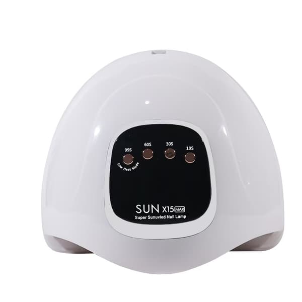 UV/LED-lampe med Timerfunksjon White Vit