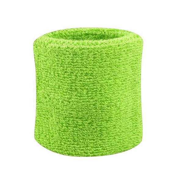 Svedbånd - Håndledsbånd - Korte [8cm] - Dobbeltpakke - Lysegrøn Lysegrø Light green one size