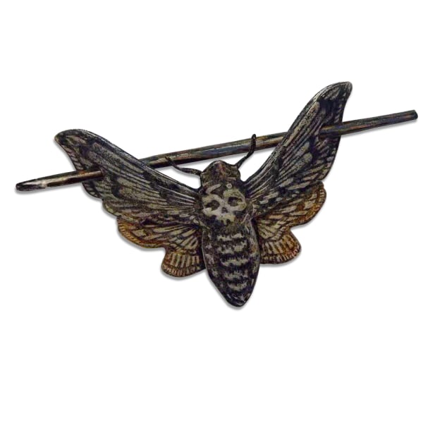 Halloween hårnål dekorativ vintage hårspänne moth