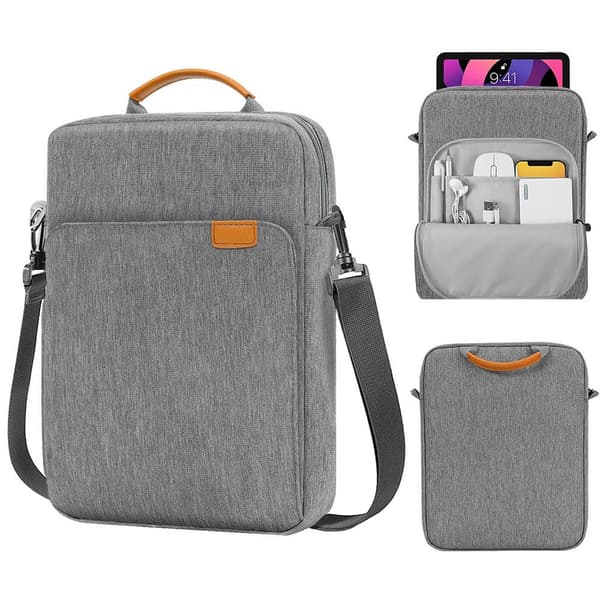 Laptopväska Crossbody-väska Grå Grå M