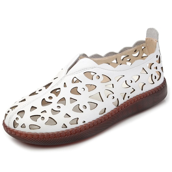 1/2/3 Kvinner Flats Komfortable Og Stilige Sko For creamy-white 37 creamy-white 37 1 Pc