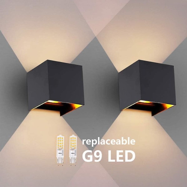 Led Wall Lights Indoor Up Down Wall Light Dimmable For Bedroom