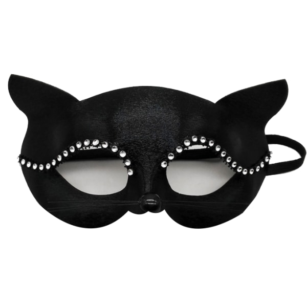 Masquerade Mask Spetsmask för Halloween kostym black