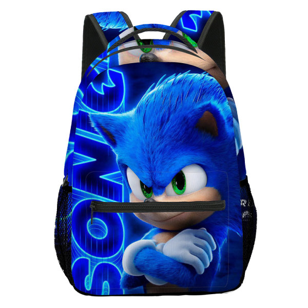 Sonic ryggsäck småbarn karaktär ryggsäck skolmatsäck