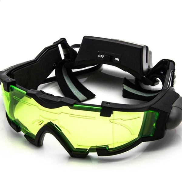 Led Luminous Glasses Night Vision Goggles Vindtette Outdoor Game Goggles