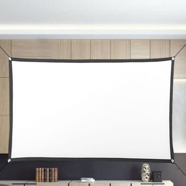 Projektionäytö 120 tuumaa projektorille Kangas 240 x 180 cm White Vit