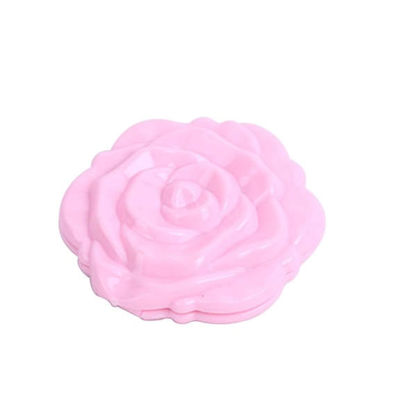 Mirror Rose Flower Pocket Makeup Speil Dobbeltsidig Mirror Rose Rose