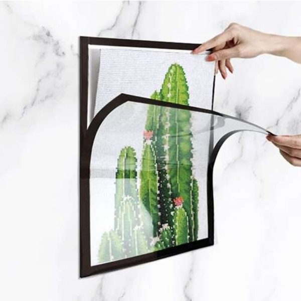 2-Pack - Ram till Diamond Painting - Fotoram med Magnet 30x40cm 400