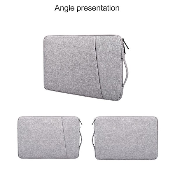 Laptopfodral 13.3 tum canvas Grå Grå