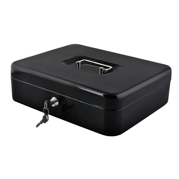Rahalaatikko - 30x24x9cm Black Svart
