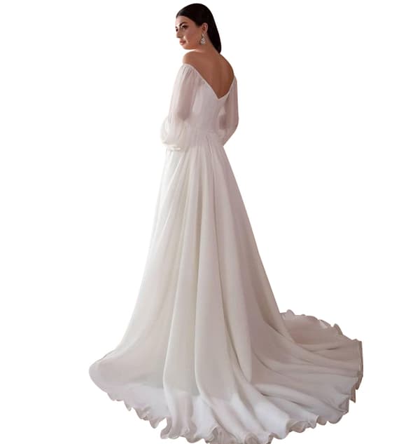 Off Shoulder Bodycon Maxi lang kjole for kvinner M