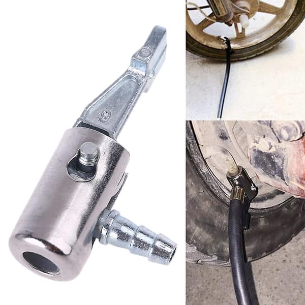 Auto 1/4\" Slangekobling Luftpatron Messing Dækpumpe Lås Luftkompressor Kobling