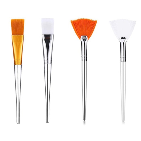 3/4 st Makeup Tools DIY Mask Brush Set Mjuk applikatorborste