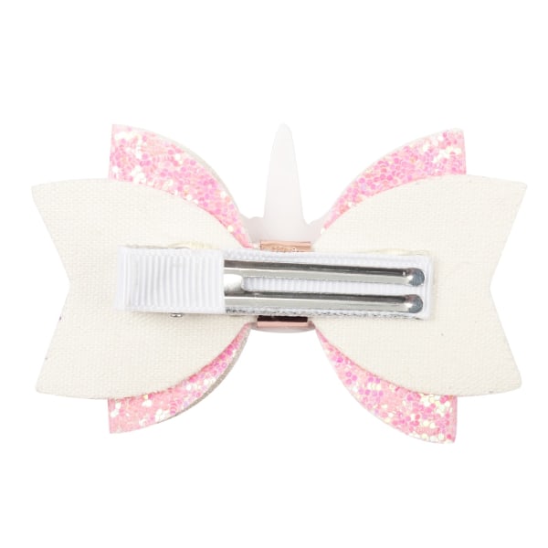 Hårtillbehör 3" Chunky Glitter Hair Bow (2 deler)