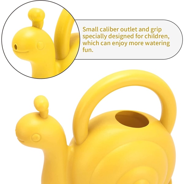 Liten vannkanne, vannkanne for barn Yellow Snail