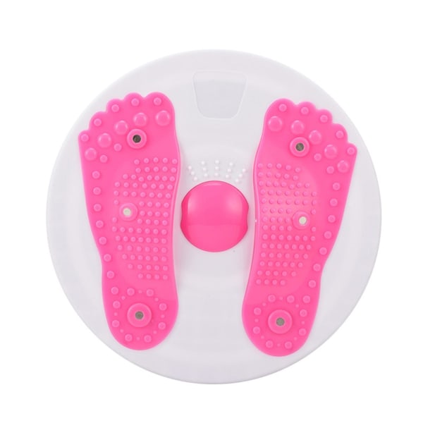 Vridbar midjeplatta Roterbar Fitness Sport Bantning Device Pink