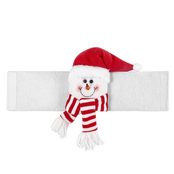 Jul gardin spänne dekoration tegnet dekor hem Snowman