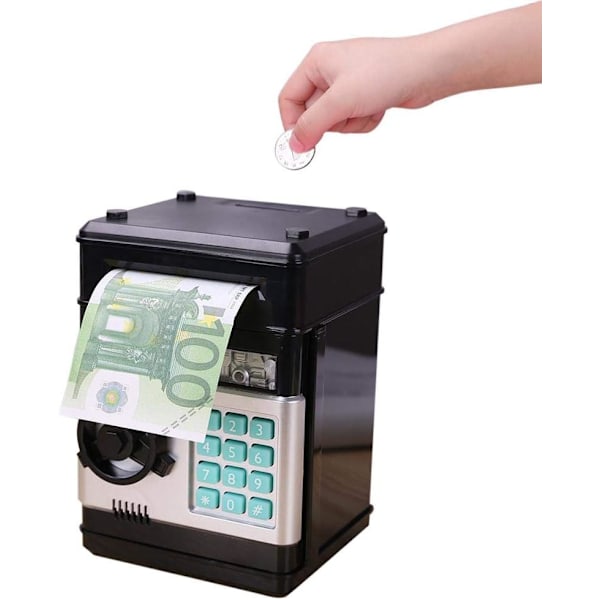 Elektroninen ATM-pankkiautomaatti valo- ja ääniefekteillä - Joululahja lapsille Ljusrosa