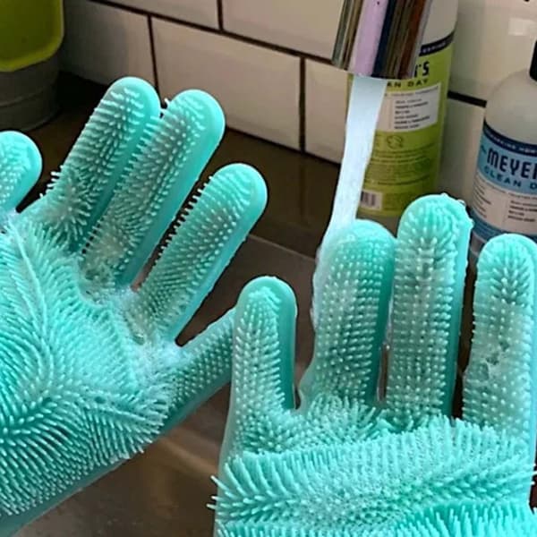 Oppvaskbørste med Oppvaskmiddel flerfarget multicolor