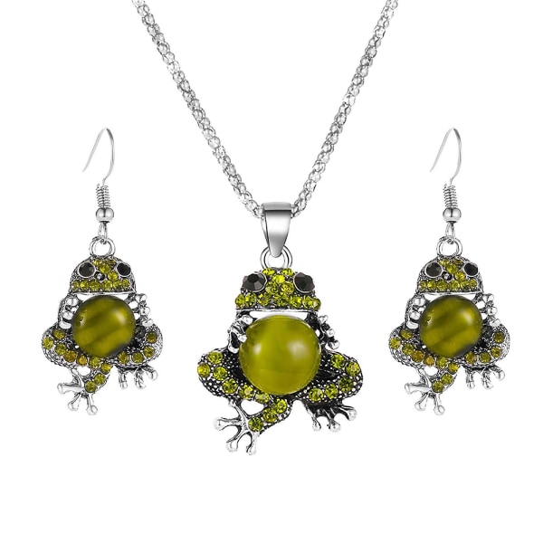 Occident Fashion Animal Jewelry Opal Frogs Toads Earrings