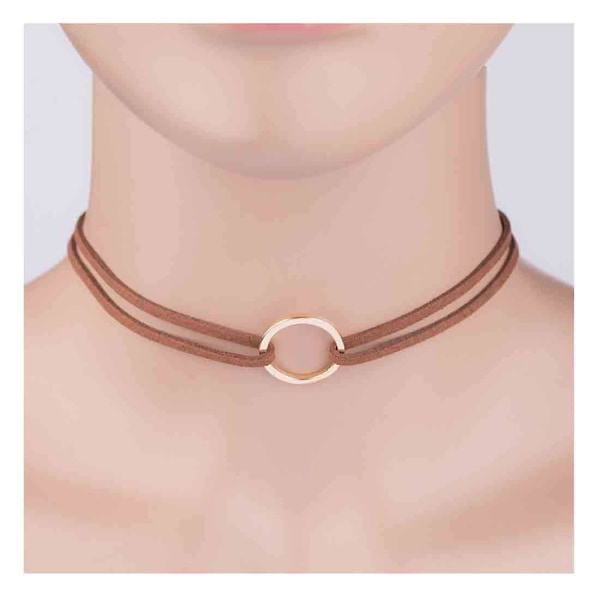 Halsband Smycken Kvinnor och flickor Charm Läderhalsband