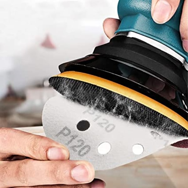 100 stykker Orbital Sander Sandpapir Sett