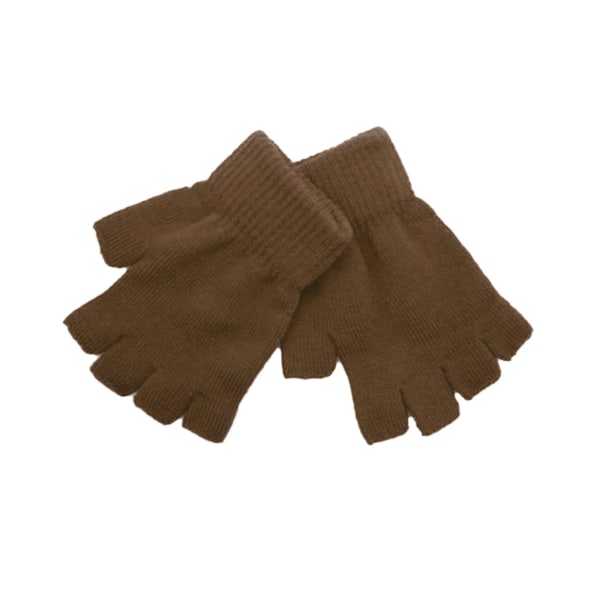 Torvanter, korte & fingerløse - Brun Bru Brown one size