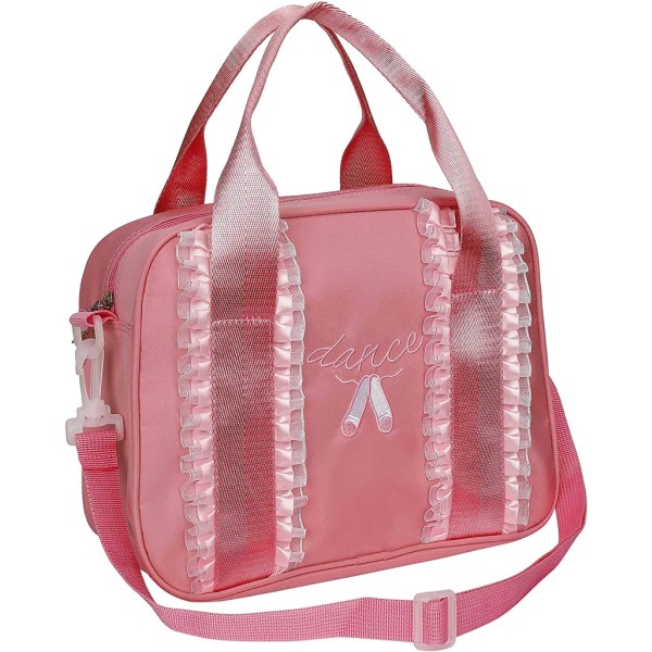 Girls Balett Shoes Bag - Liten Axelväska Vattentät - Rosa