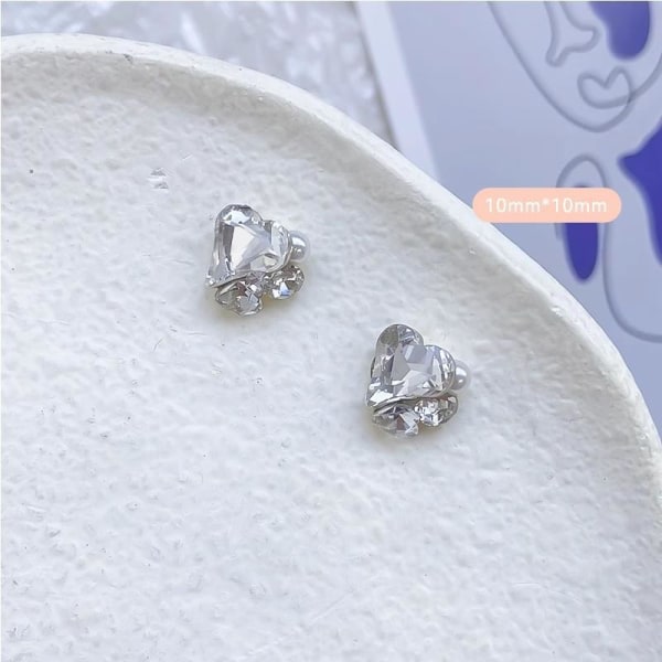 【Mingbao butik】 Selvklebende rhinestones, DIY-sett, smykker, neglekunst, hårtilbehør DIY C 5pcs