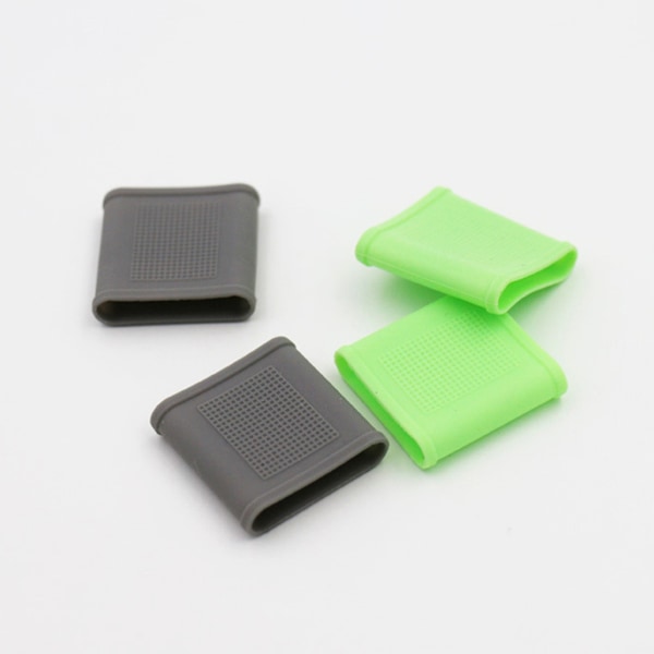 10 st / set Finger silikon för Skydd för fingerstöd kompression, finger för skydd för alla spo Light green 0.02