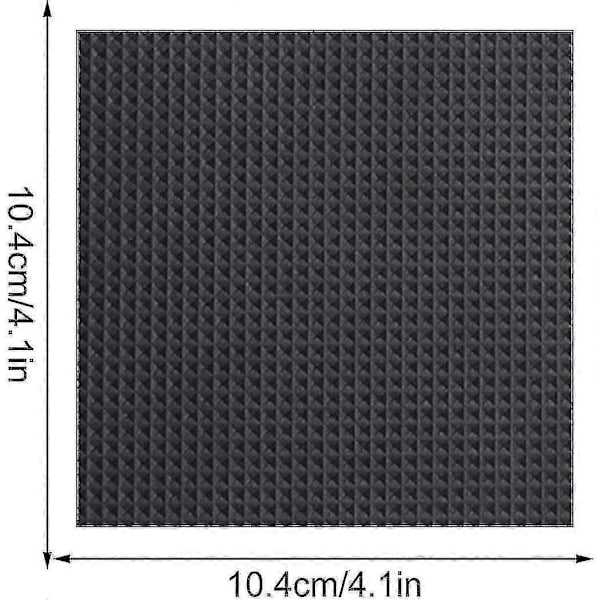 5-pack Snabb Trampolin Lagningssats 4 X 4 Fyrkantiga Lappar Kit Med Lim Borste Skrapa Handskar Och Torkduk Trampolin Matta Reparation