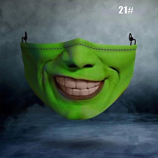 Halv ansiktsskrämmask för halloween Cosplay rekvisita Skrämmande cover Halloween festival festtillbehör