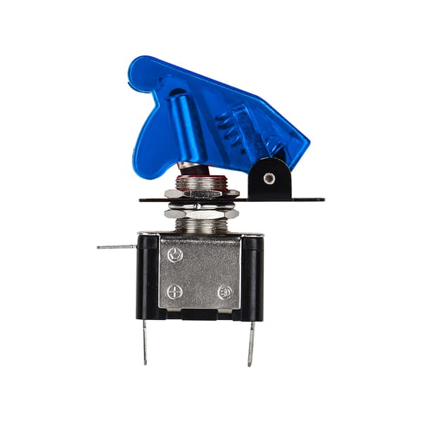 12V Metall LED-Venderbryter - 16mm 1NO 1NC Låsende Trykknapptilkobling