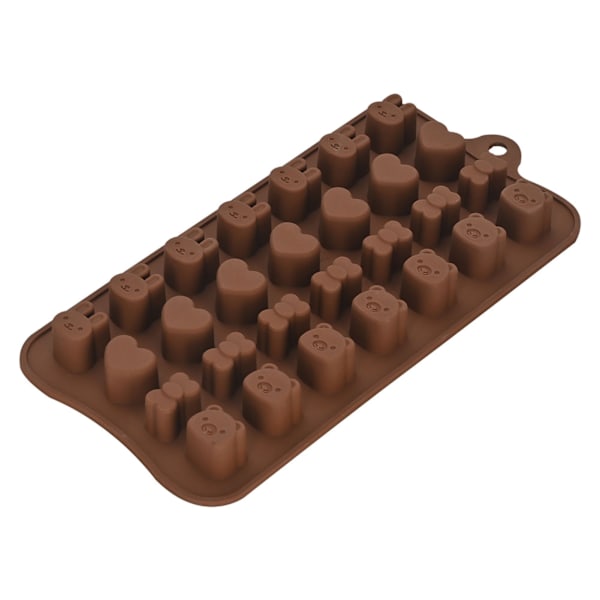 Sød Genanvendelig Silikoneform til Chokoladegodter, Isterninger, Gelé og Budding - Model CC-090