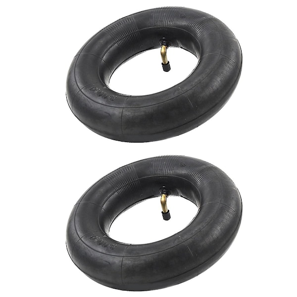 2-pack innerslangar med TR87-ventil för skottkärra, säckkärra, pirra 3.00-4, 260x85 svart