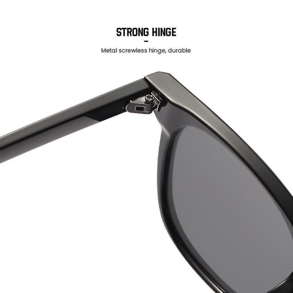 Gjennomsiktig grå fyrkantiga solglasögon merksdesign hornbågade solbeskyttelse anti-blandande glassögon z28