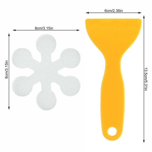 20 X Anti-skli Baderomsklistremerker Dusjskiver For badekar Dusj White