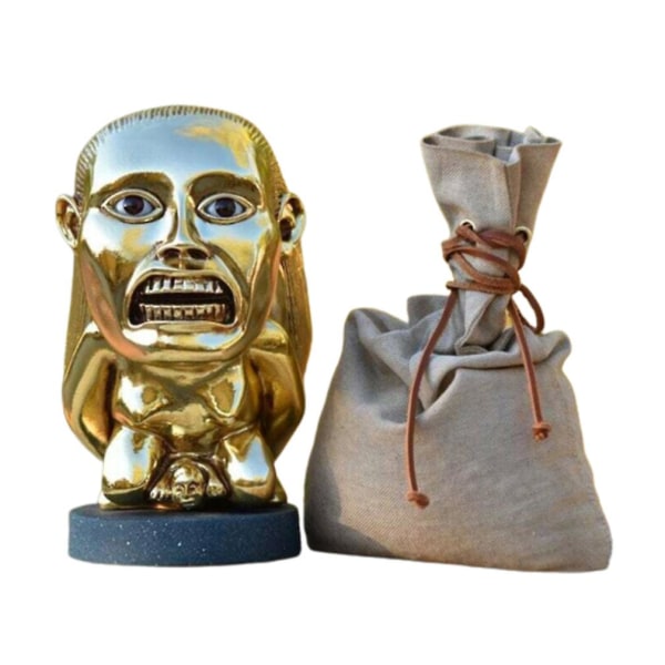 Indiana Jones Guld Fertilitet Idol Figur Skulptur Staty För Hem Skrivbordsdekoration Hantverk Bokhylla Ornament