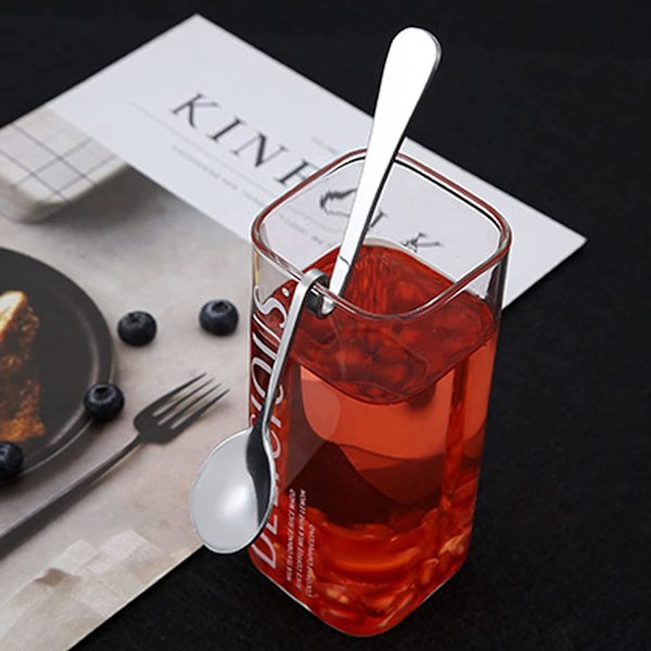 Marmeladssked, Rostfritt Stål Kaffesked Set, Honungsked Den Kan Användas För Att Bryta 6pcs