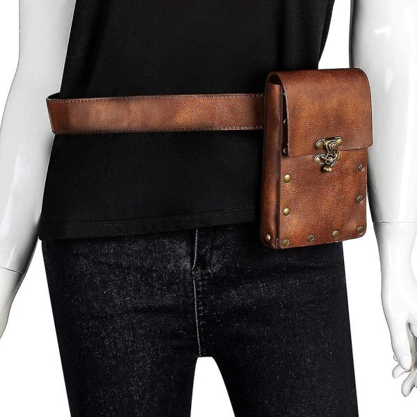 Steampunk Crossbody Olkalaukku Gothic Waist Fanny Pack