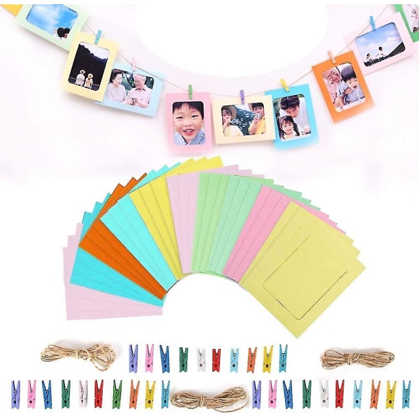 30 Pcs Hanging Picture Frame For 6in Photo Certificate Frame