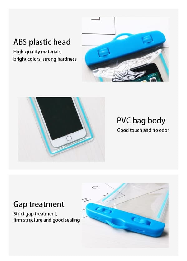 VandTæt Mobilpose til Smartphone - Universal - White Vit