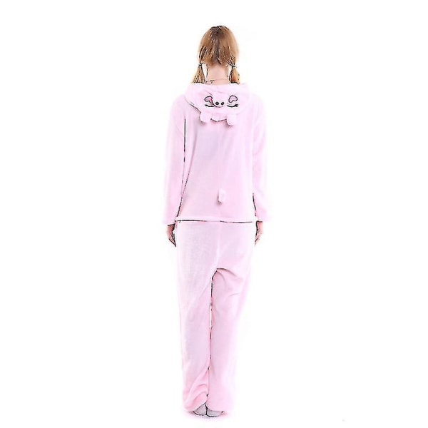 Caraele Pink Pig Costume Pyjamas Onesie Kigurumi Jumpsuit Animal Hoodie M