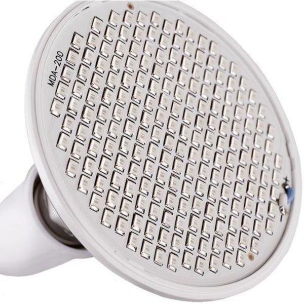 Vekstlampe med Klemme - Vekstbelysning - Lampe For Planter White Vit