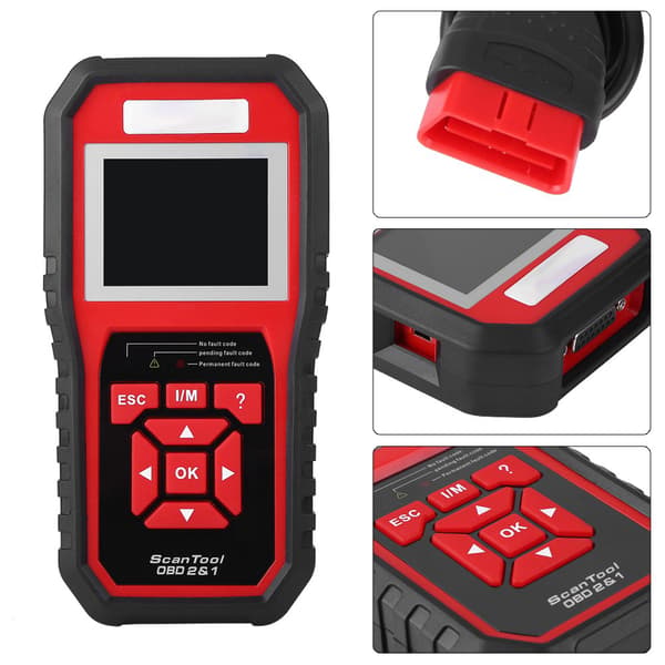 KW850 OBDII OBD2 EOBD Bilskanner Diagnoseverktøy Feilkodeleser