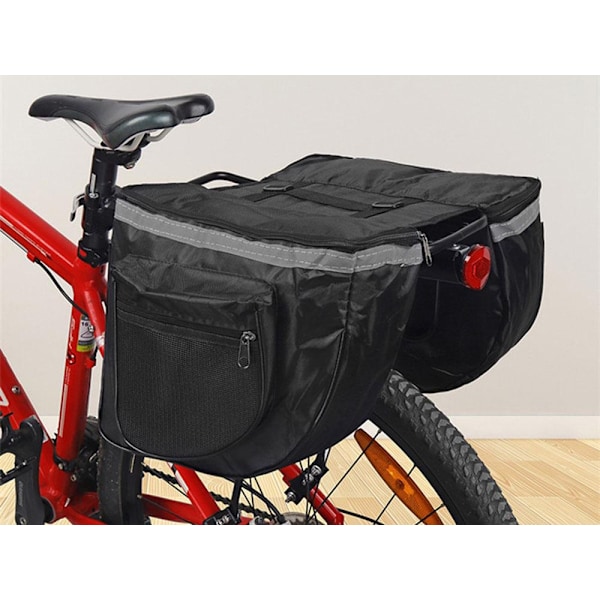 Cykeltaske 28L / Opbevaring til Cykel - Fastgøres til Bagagebærer 503